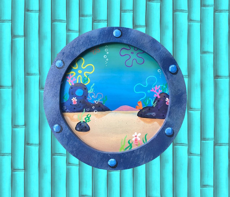 Custom Spongebob Porthole Window | Etsy