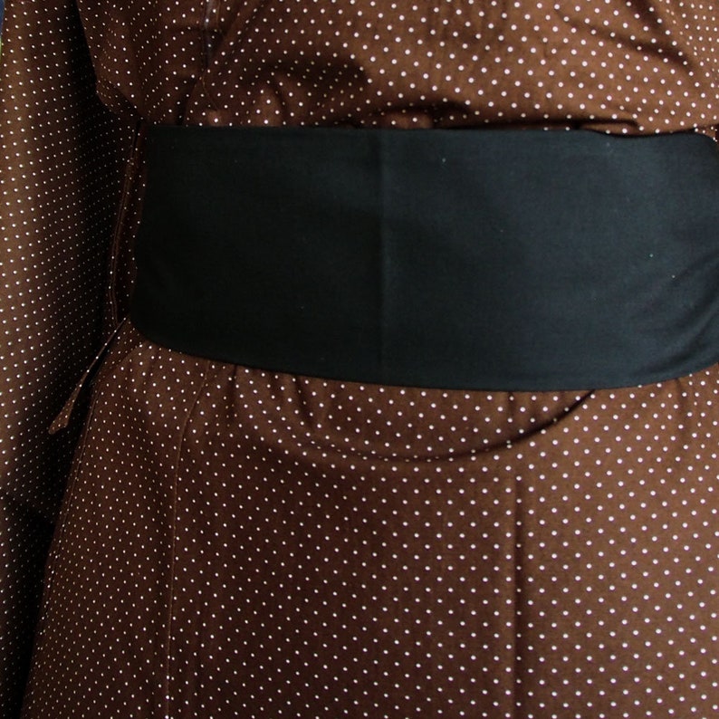 Traditional Japanese Samurai Yukata Kimono Obi Wokou Unisex for Men and Women Vegan Cotton image 9