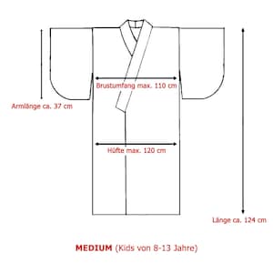 Traditional Japanese Samurai Yukata Kimono Outfit Obi for Kids Unisex ...