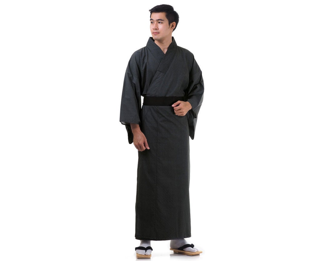 Traditional Japanese Samurai Yukata Kimono Obi wokou Unisex for Men and ...