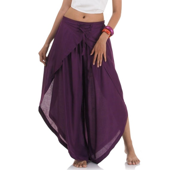 Oriental Belly Dance Harem Aladdin Pants Vegan Thai Pants - Etsy