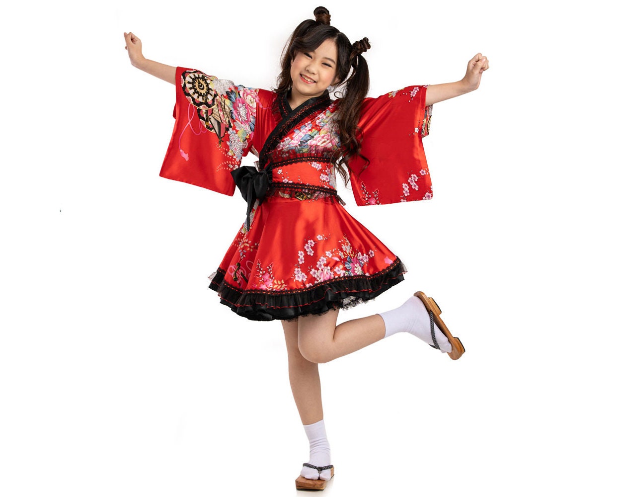 COSTUME VESTITO ABITO TRAVESTIMENTO CARNEVALE ADULTO DONNA GIAPPONESE  GEISHA