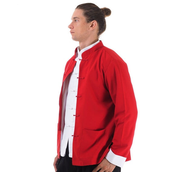 Spring Chef Uniform Cook Jacket Long sleeve Chinese Dragon