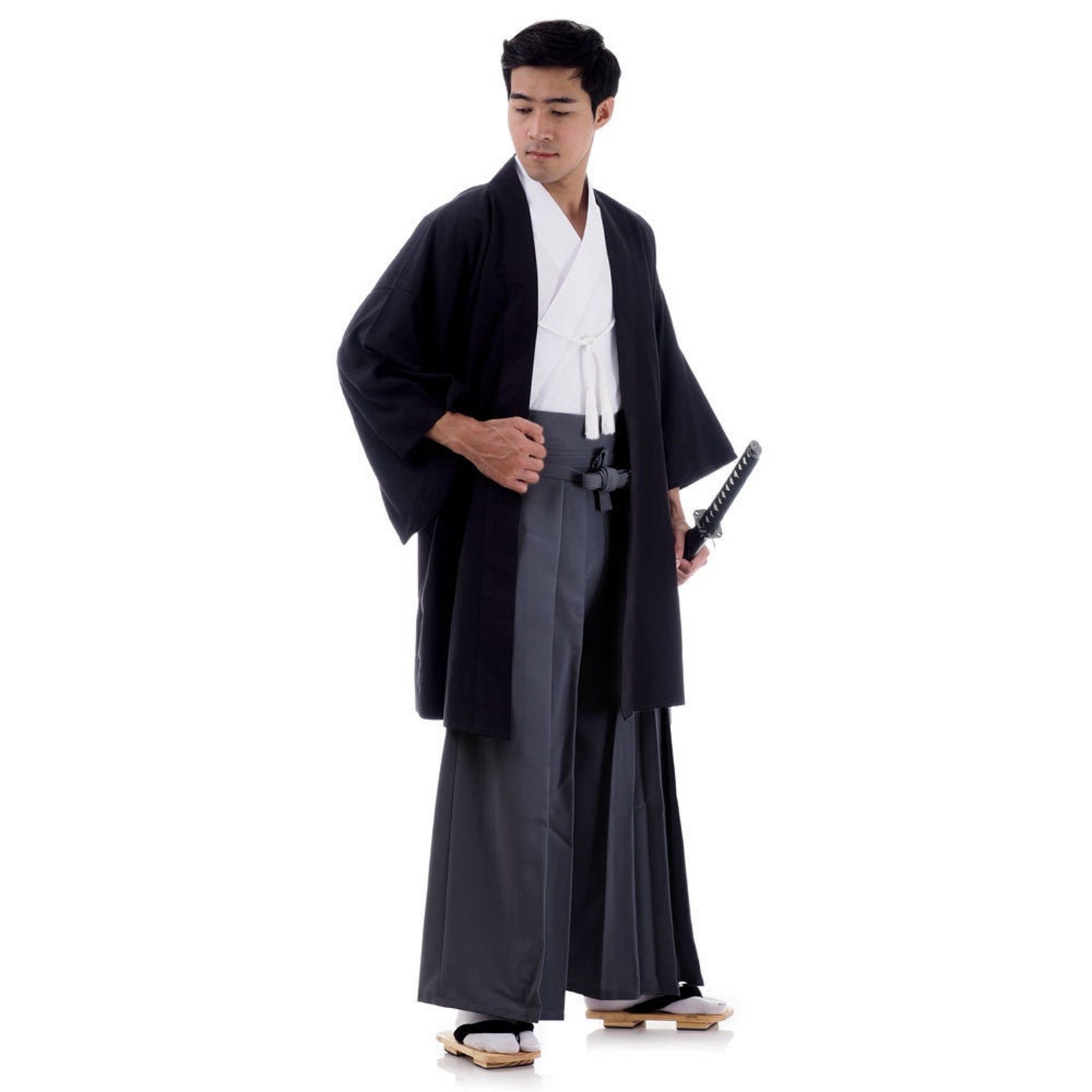 Traditional Japanese Samurai Kimono Set budo for Men 3 - Etsy