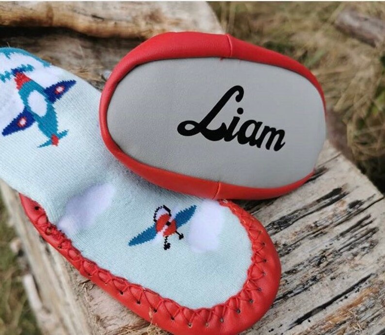 personalised moccasin slippers