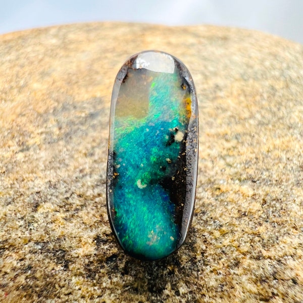 Boulder opal jewelry - 2cts - Natural stone from Australia