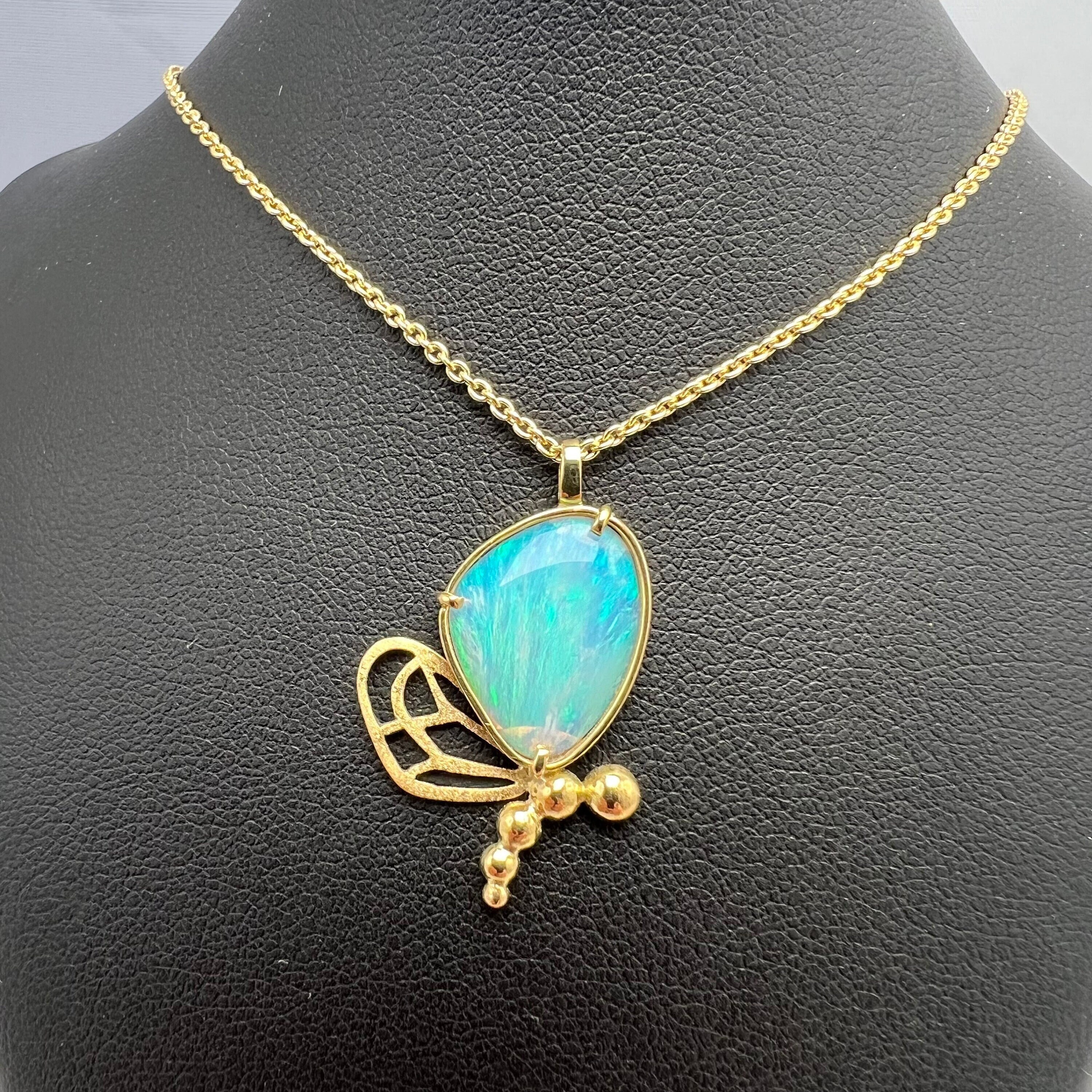 Pendentif orchidée dorée RISIS 22k GP
