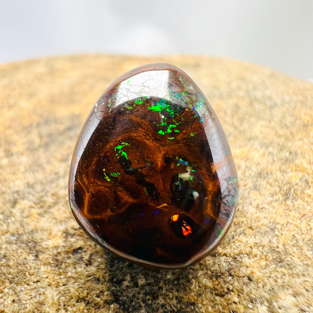 Opale Noble Triplette D'Australie - Taille 18x12x4mm, 6,5 Carats, Multicolore, Idéal Cadeau Noël
