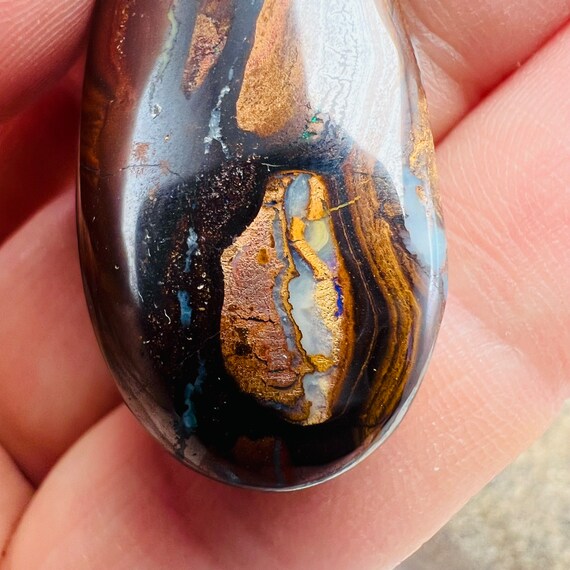 Pendentif En Opale Boulder D'Australie (Queensland) - Pierre Naturelle De 6,70 Carats (7,45 TCW) - Taille Libre - Neuf