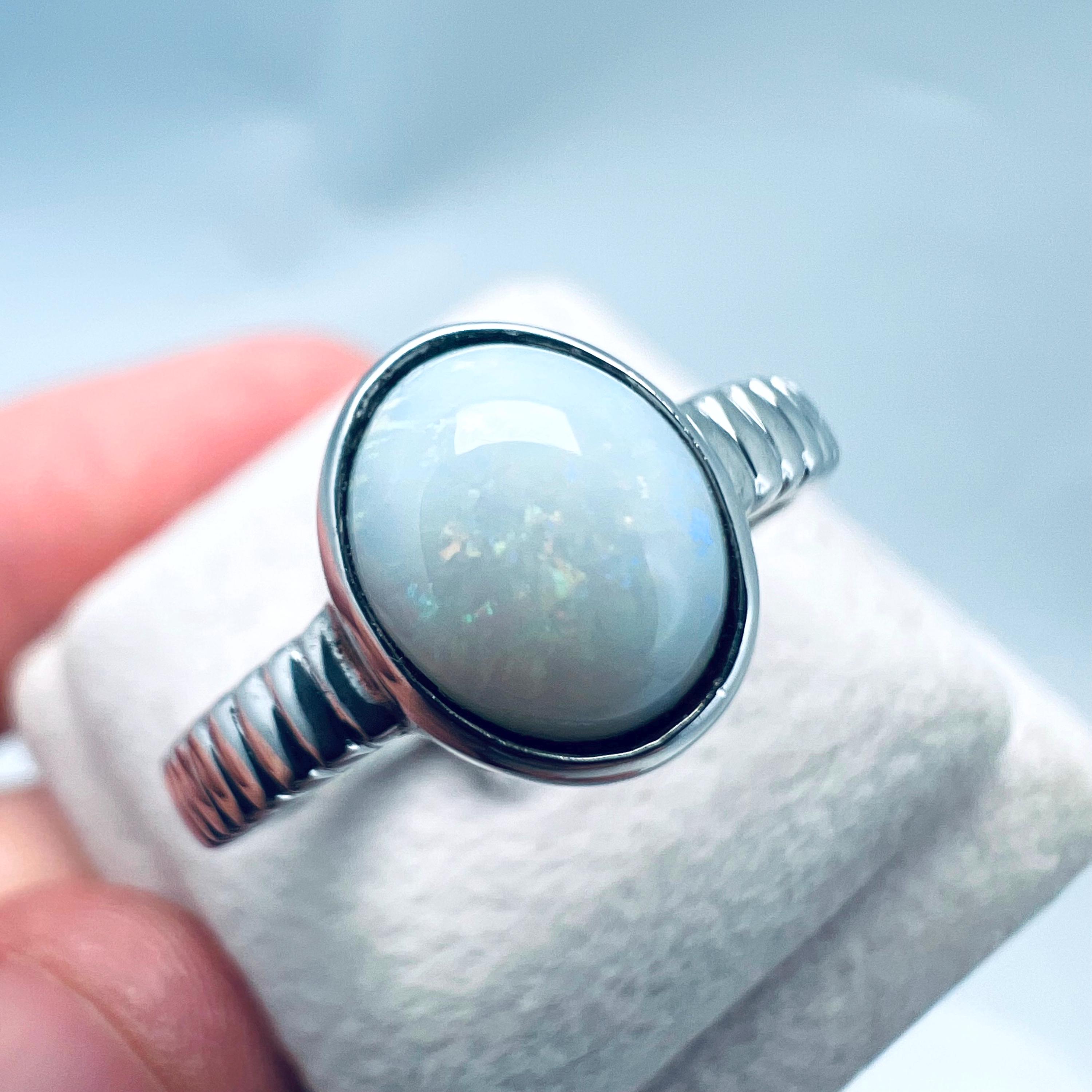 クーバーペディオパールリング オーストラリア - シルバー999 - Etsy 日本