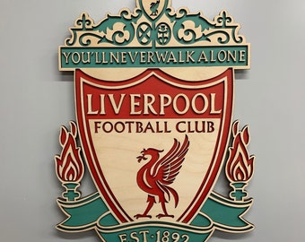 Ideal Gift LFC Liverpool football club  Book folding Unique custom made 