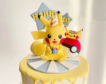 Pikachu Fondant Etsy Canada Pikachu Fondant Etsy Canada