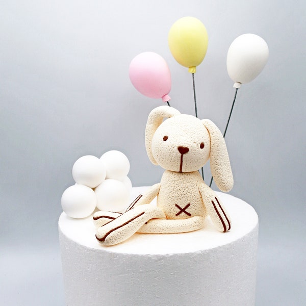 Mamas Papas baby bunny, Mamas & Papas rabbit, mama papa baby bunny Birthday Cake Topper, Personalised