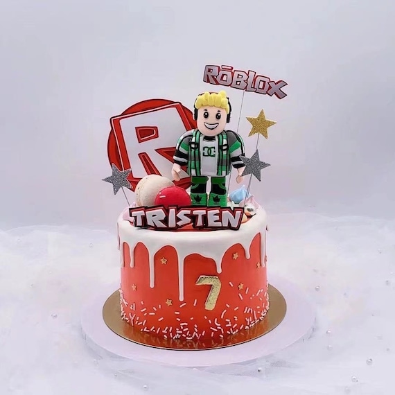 Roblox torta de cumpleaños personalizado - Etsy España