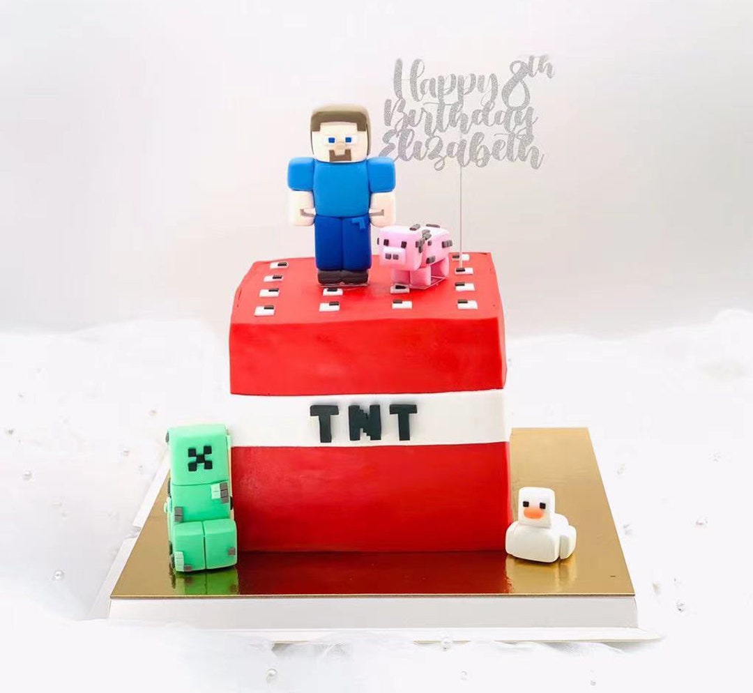 Minecraft Birthday Cake Topper Personalized for Sale in Margate, FL -  OfferUp