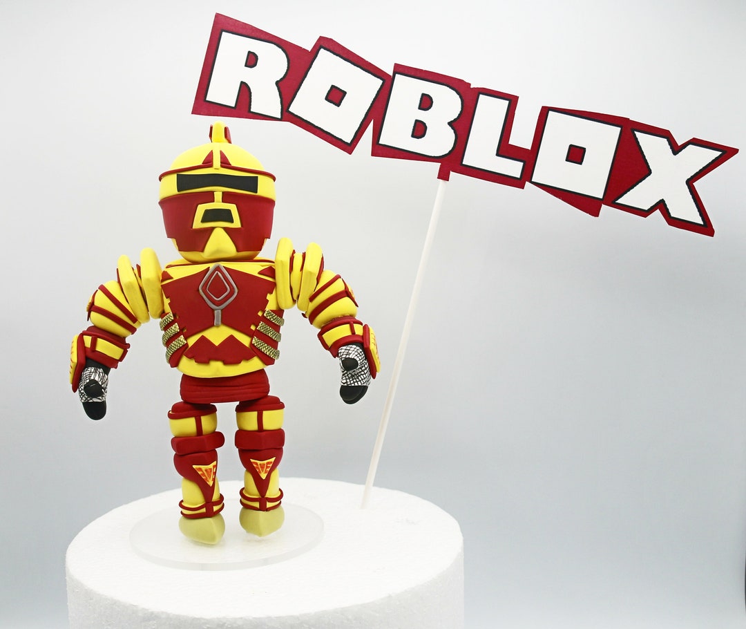 Roblox Redcliff Elite Commander birthday cake topper -  Portugal