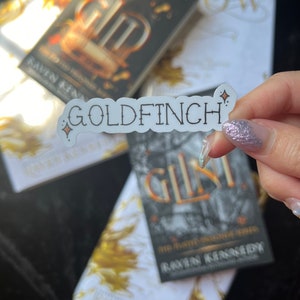 Plated Prisoner Sticker Pack | Slade Ravinger | Plated Prisoner Series | Plated Prisoner Merch | Goldfinch | Gild Glint Gleam Glow Gold