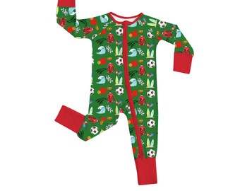 Bamboo baby sleeper- baby romper- bunny baby bamboo- new baby gift- portugal bamboo