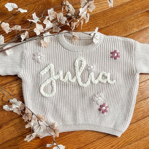 Flower hotsell girl sweater