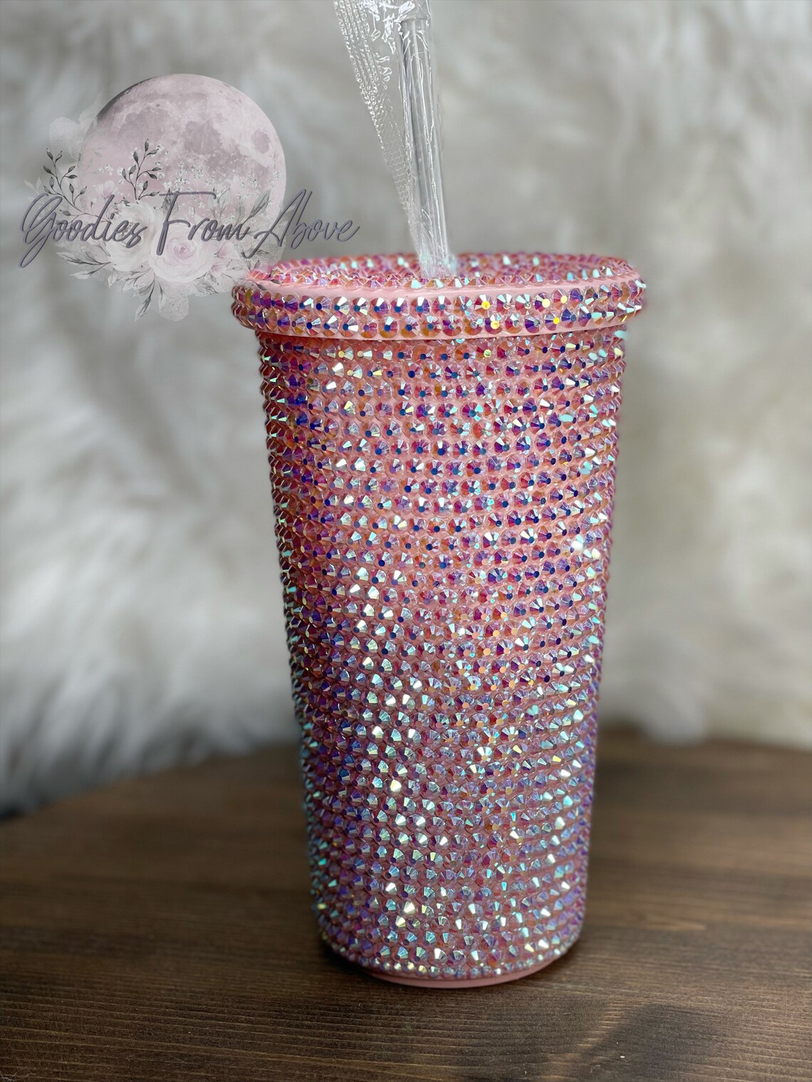 Rhinestones 20oz tumbler Ombré pink/rose Etsy