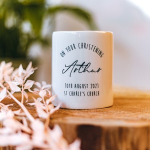 Christening Keepsake, Personalised Christening Money Box, Ceramic Moneybox, Children&#39;s Money Box, Baby Christening Gifts, Baptism Gifts