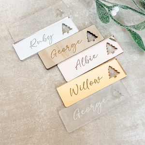 Christmas Party Place Names Christmas Dinner Table Place - Etsy