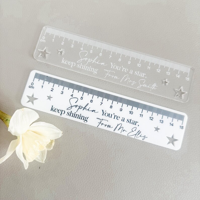 Year Ruler Personalised Ruler School Leavers Gift 2025 | Printed Ruler for ...