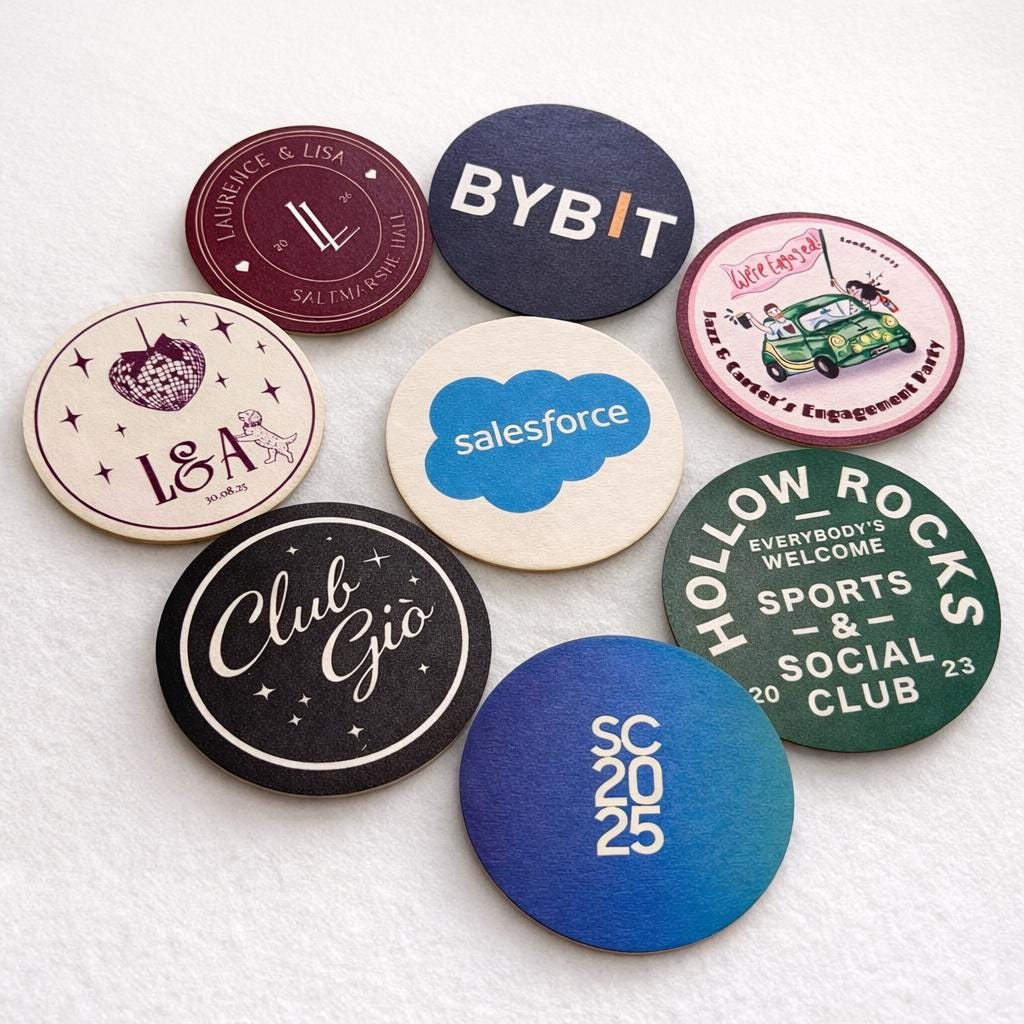 British Pub Coasters - Etsy