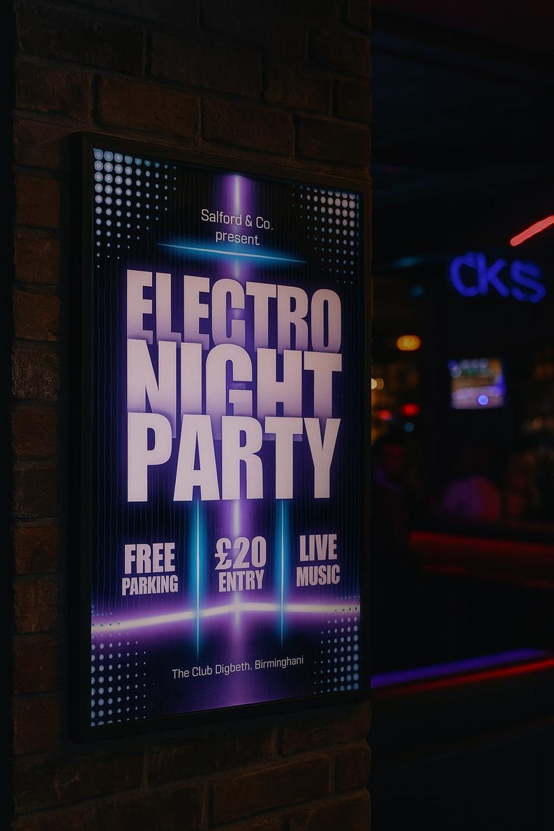 Custom Poster Print, Personalised Matt Signage - 200Gsm Paper | A1 A2 | Event Business Wedding image 3