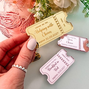 Cadeaux pour maman, jetons personnalisés, coupons personnalisés, cadeaux de luxe pour maman, maman, coupon gravé, idée cadeau, cadeau pleine conscience