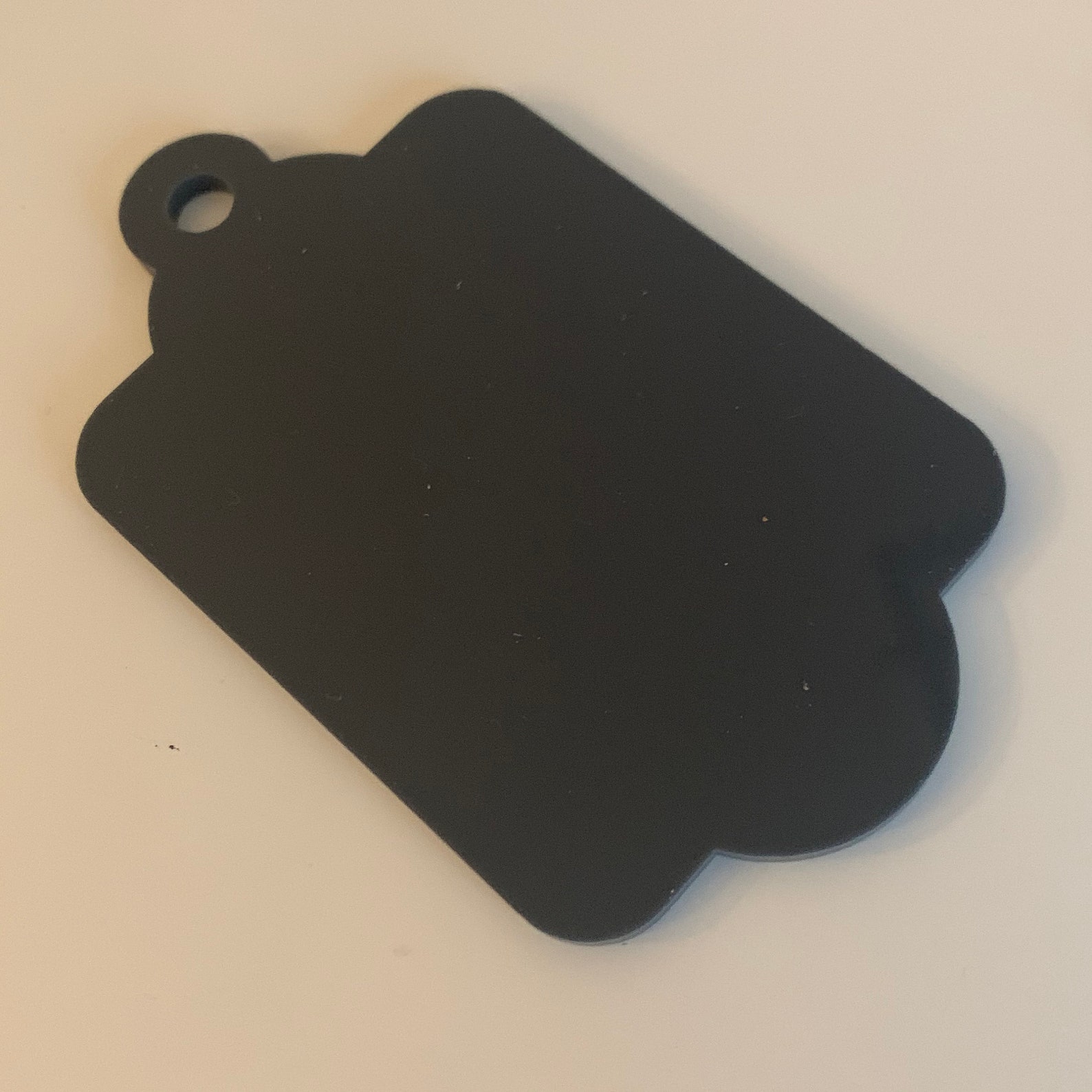 Luggage Hanging Tag Decoration Blank Acrylic Clear Blanks Etsy UK