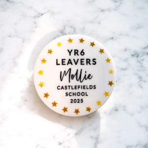 Personalised School Leavers Token 2025 – Affordable Keepsake Gift | Primary Year 6 Graduation | Nursery Leavers Present | PTA Gift Ideas