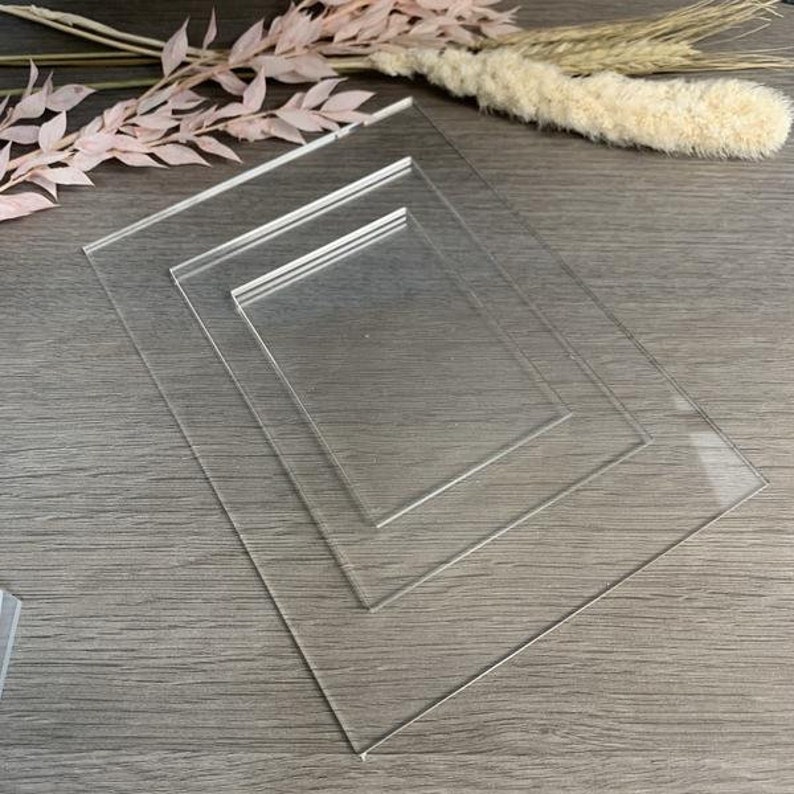 Clear Acrylic Blank Pieces 3mm Acrylic Acrylic Blanks Etsy