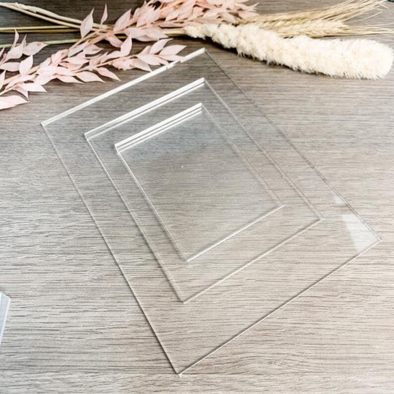 Clear Acrylic Blank Pieces 3mm Acrylic Acrylic Blanks Etsy UK