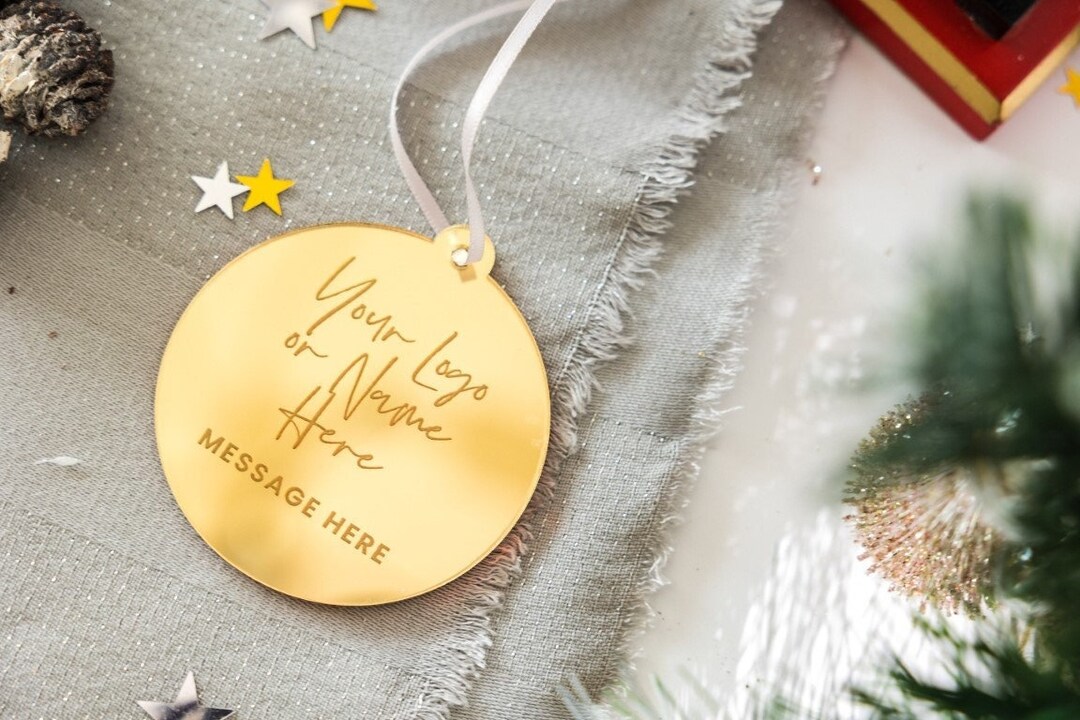 Custom Christmas Bauble Customer Gifts Customisable Baubles - Etsy UK
