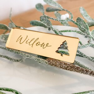 Engraved Christmas Party Place Names