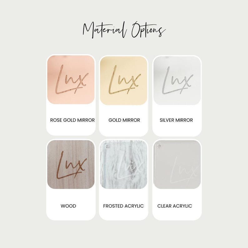 Material Options Mirror