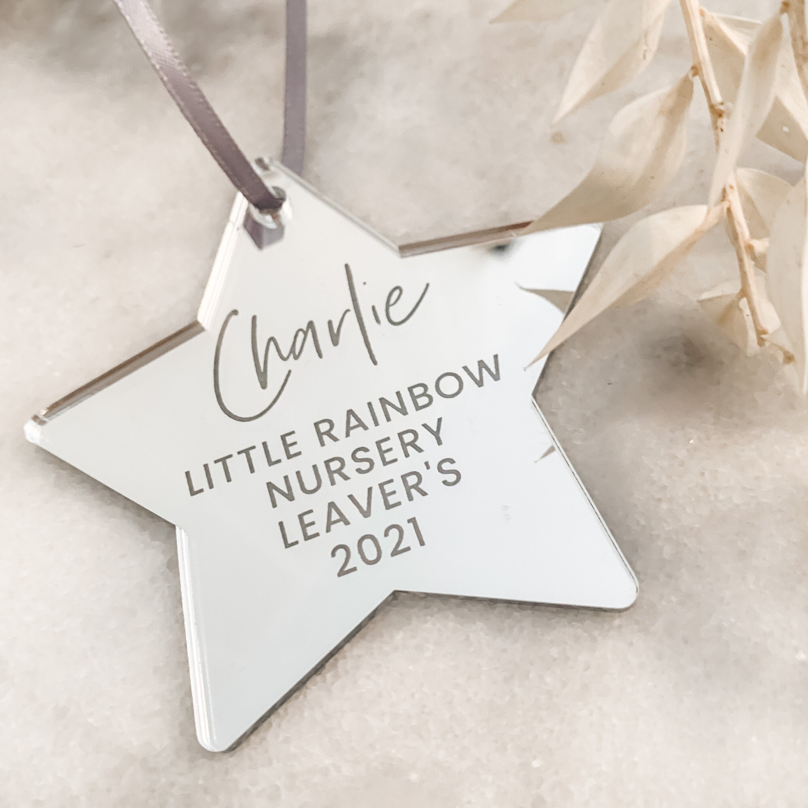Primary School Leavers Gift Personalised Star Hanging Tag Etsy