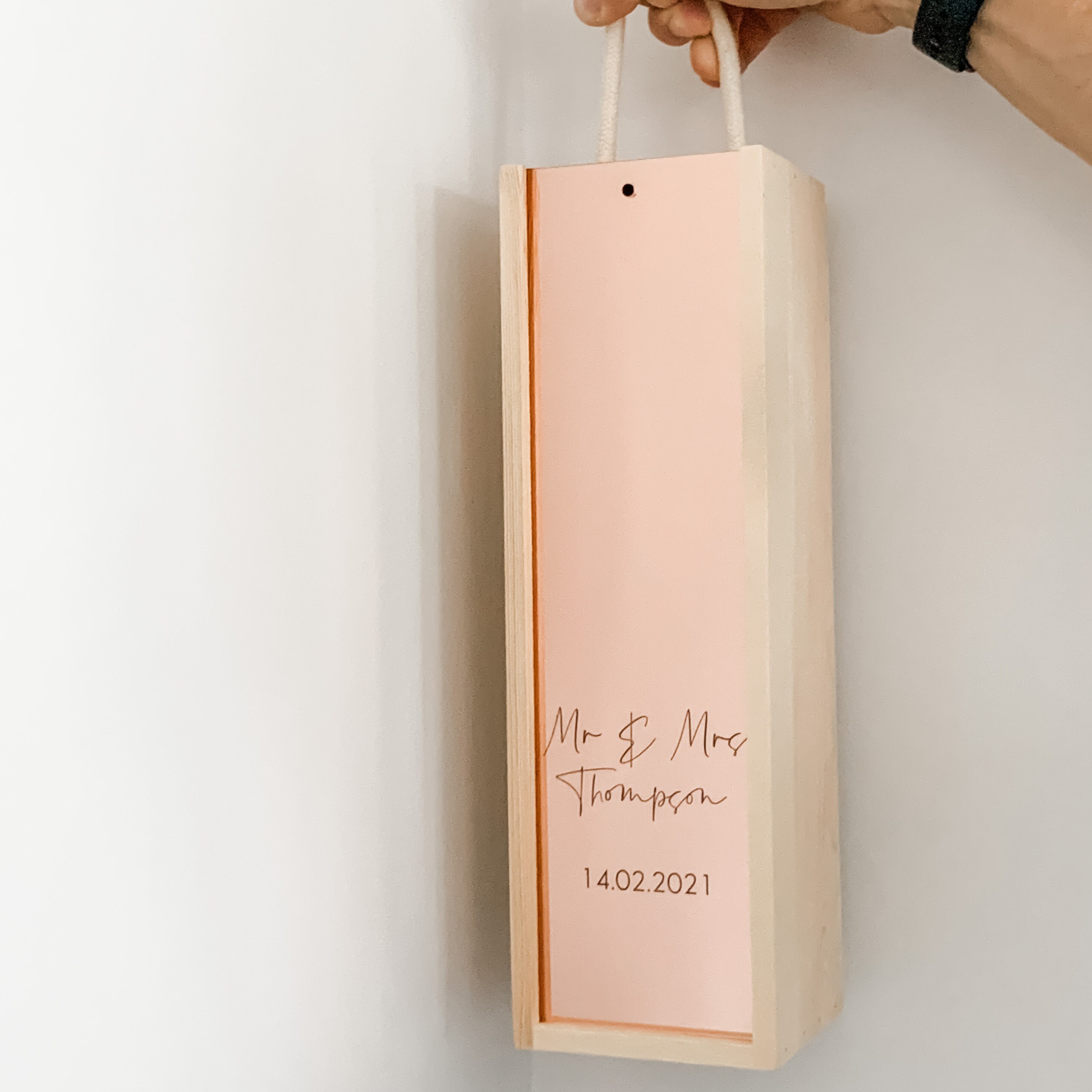 Personalised Wine Gift Personalised Champagne Box Bespoke Etsy UK