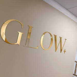 Acrylic Logo Sign | Wall-Mounted Personalised Branding - Clear Finish, Reception, Offices, 3Mm
