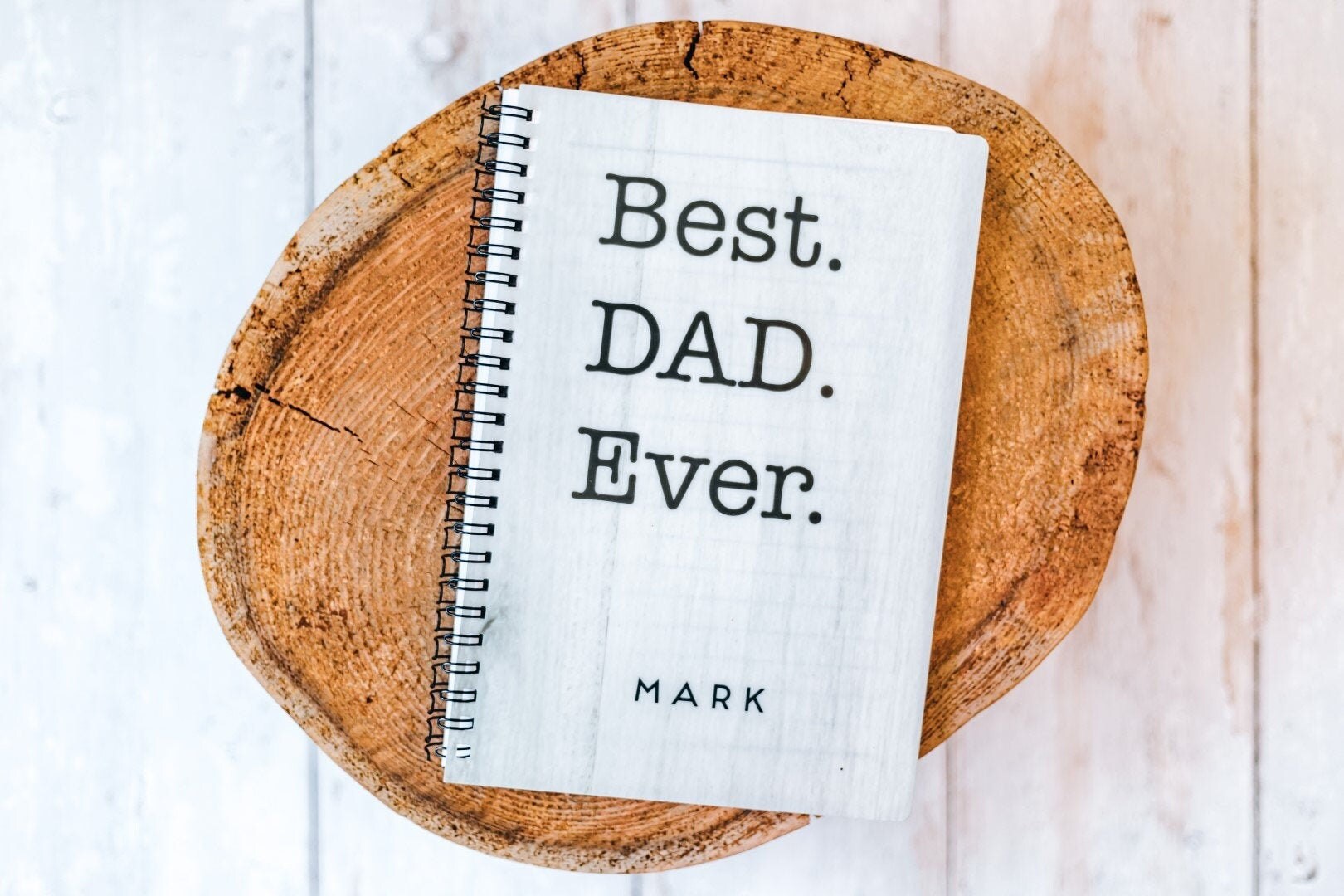 Best Dad Notebook Personalised A5 Custom Notepad Dad Etsy
