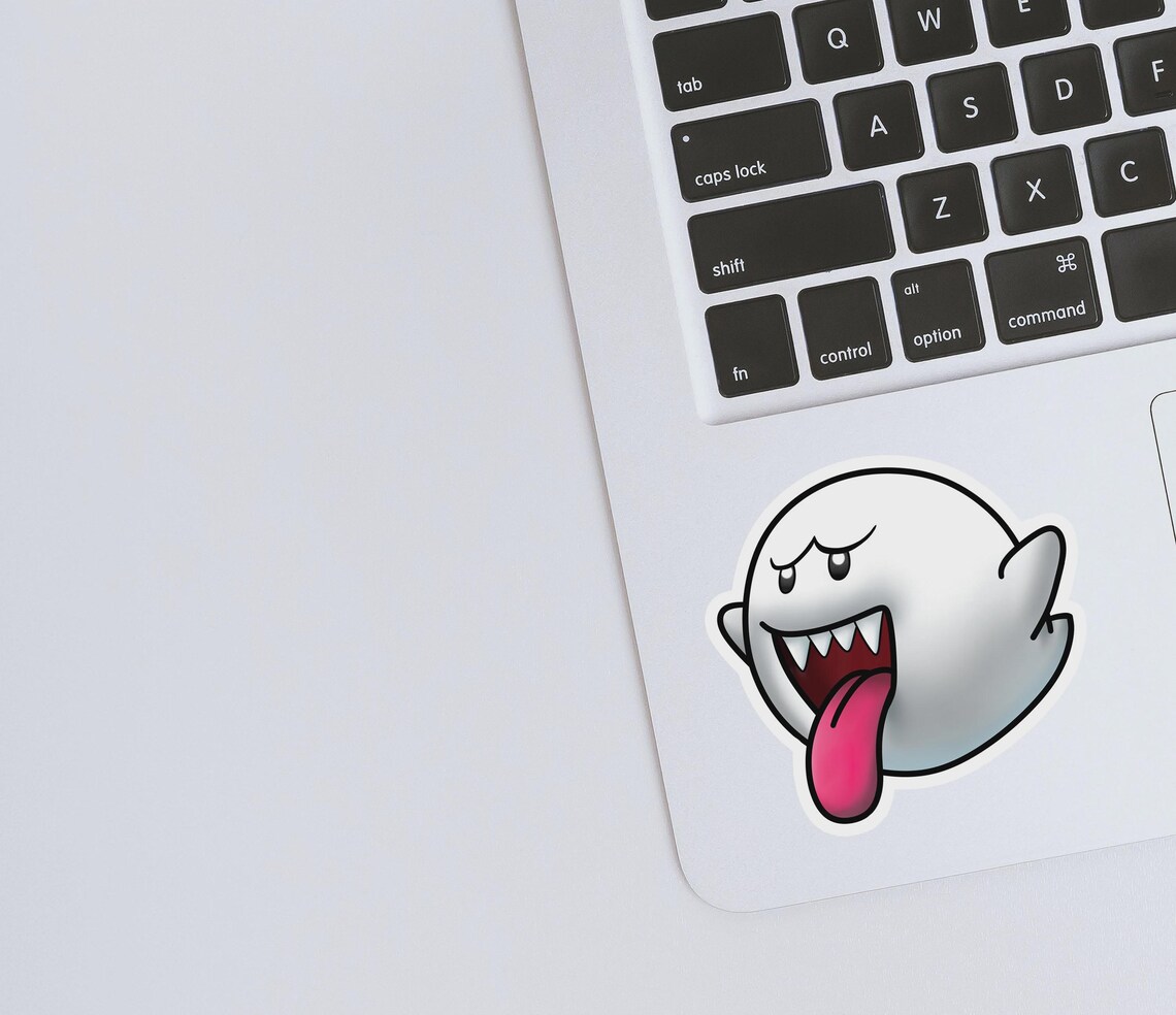 Boo Stickers | Single Vinyl Sticker | Water Resistant | Laptop | Water ...