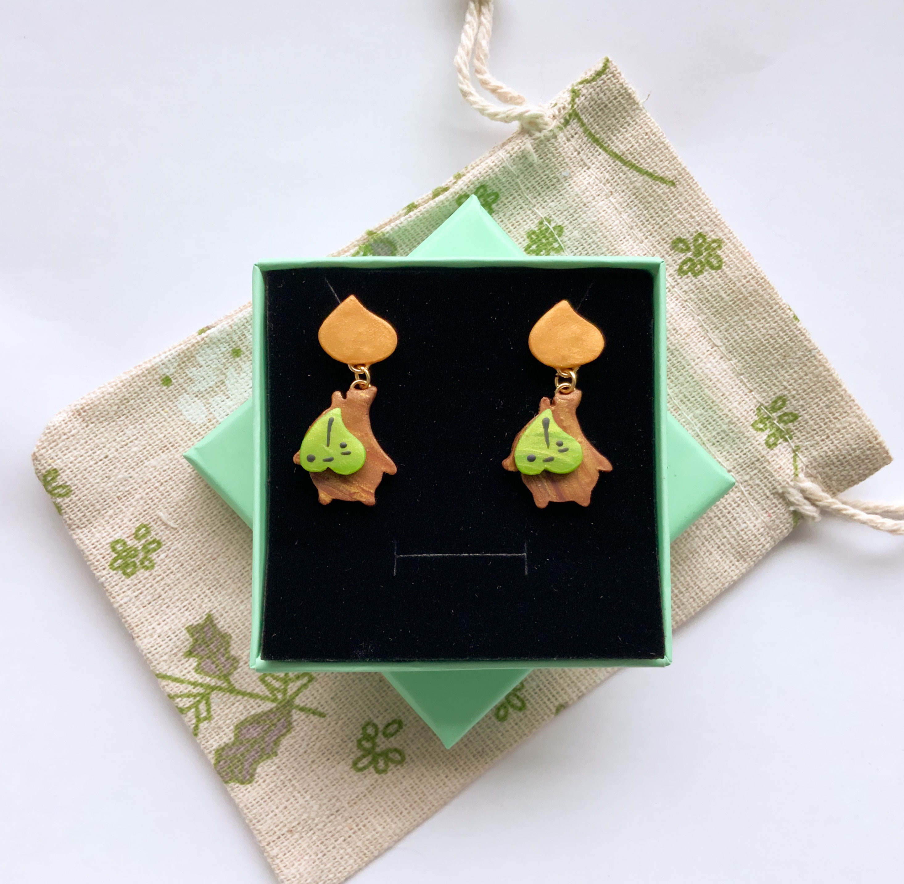 Zelda Gold Heart Container Acrylic Earrings - Engraved Mirror Game Laser Cut Dangle Stud Statement Jewelry Jewellery