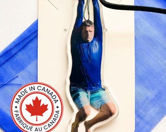 Made in Canada! Here for the Zipline! Acrylic I Think You Should Leave Ornament - Double Sided - ITYSL Funny - Meme - Gag Gift - Christmas