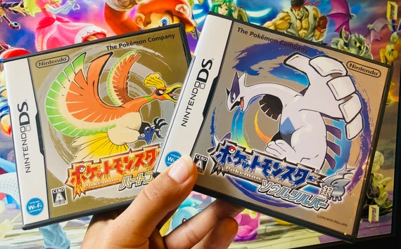 Pokemon Heart Gold & Pokemon Soul Silver SET lot of 2 Nintendo DS Japanese