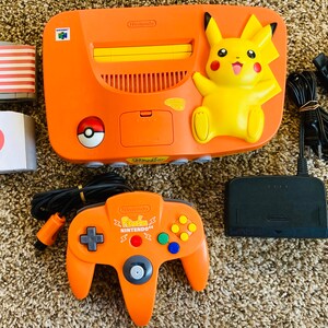 nintendo 64 orange