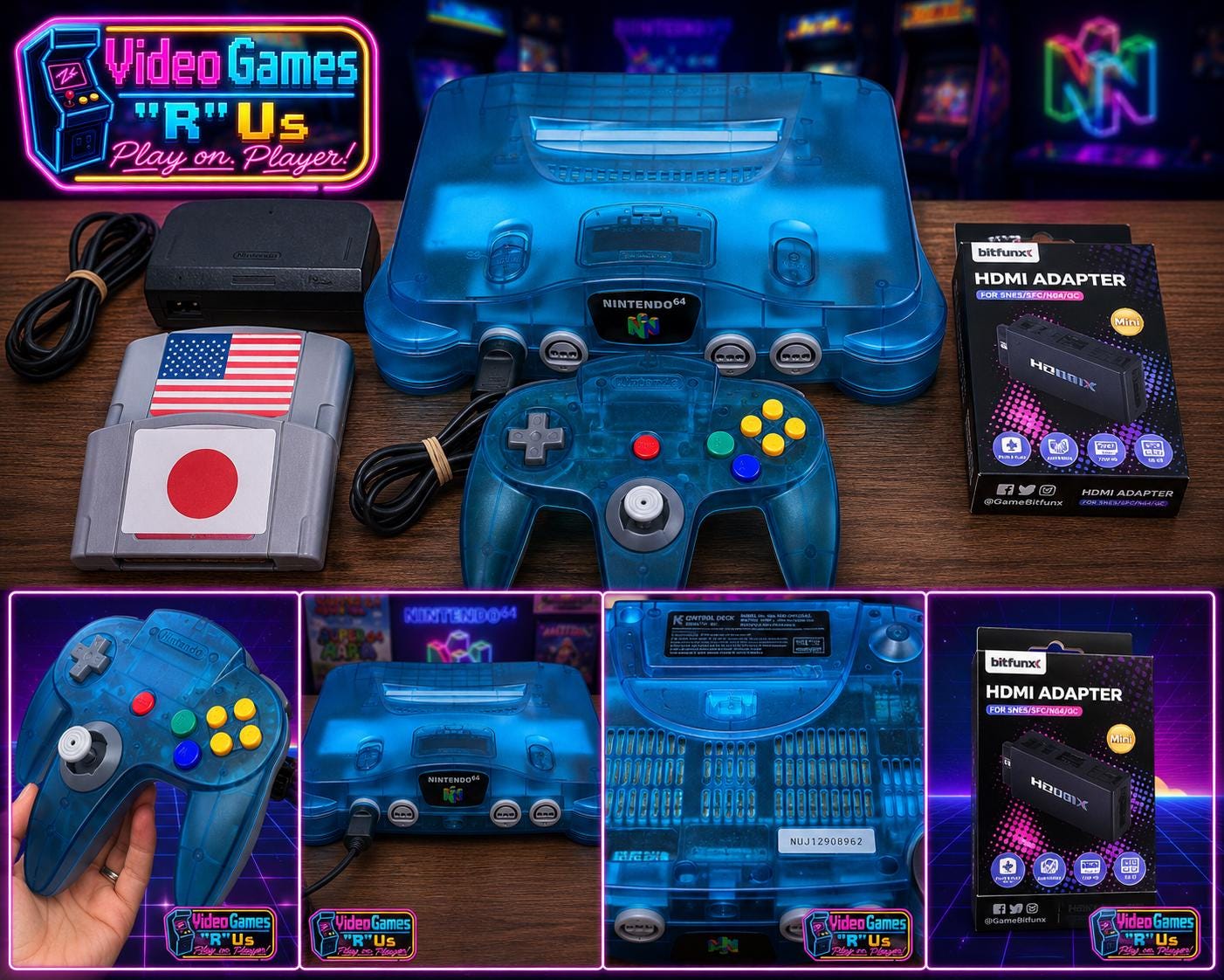 Nintendo 64 atomic purple - Etsy 日本