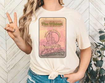 Camisa Wildest Ride, camiseta gráfica Big Thunder Mountain Railroad