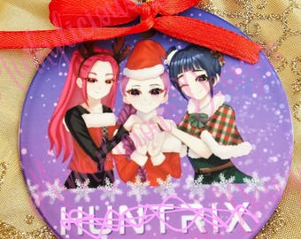 Adorno navideño personalizado de Kpop, Cazadores de demonios, opciones personalizables