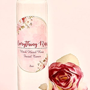 Witch Hazel Rose Facial Cleanser and Toner